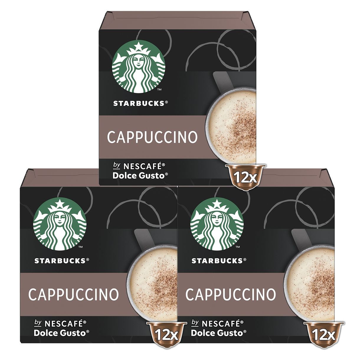 STARBUCKS - Cápsulas De Café Starbucks Cappuccino X3 Cajas