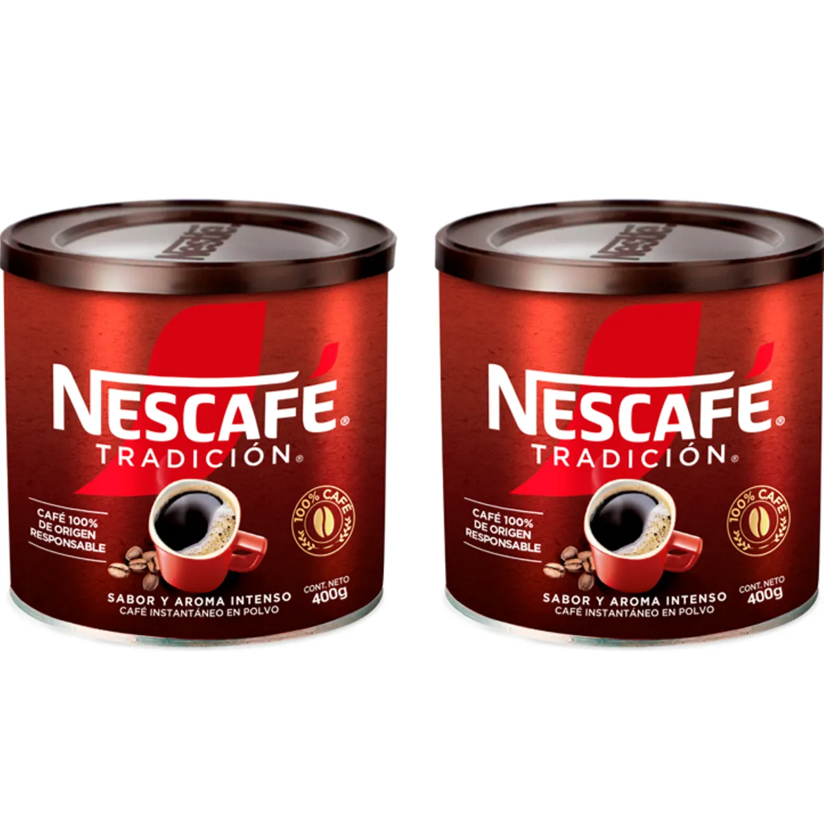 NESTLE - Café Nescafé® Tradición Tarro 400g Pack X2