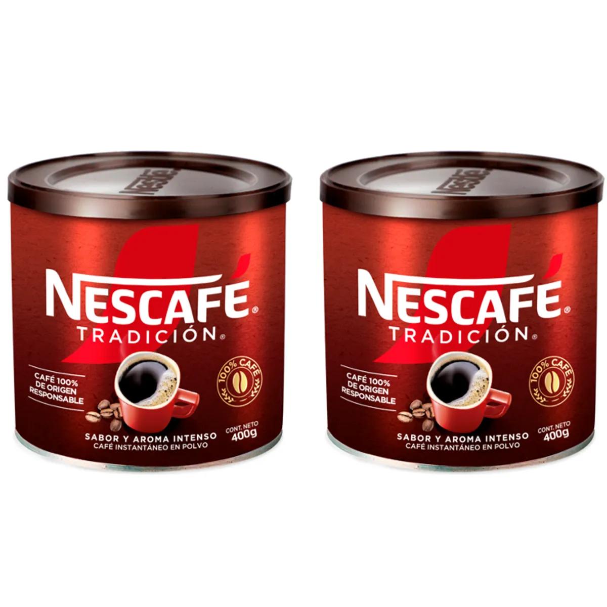 NESTLE - Café Nescafé® Tradición Tarro 400g Pack X2
