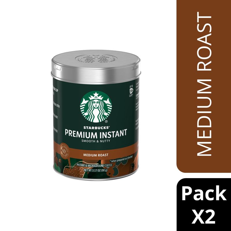 STARBUCKS - Café Starbucks® Medium Roast 90g X2 Tarros