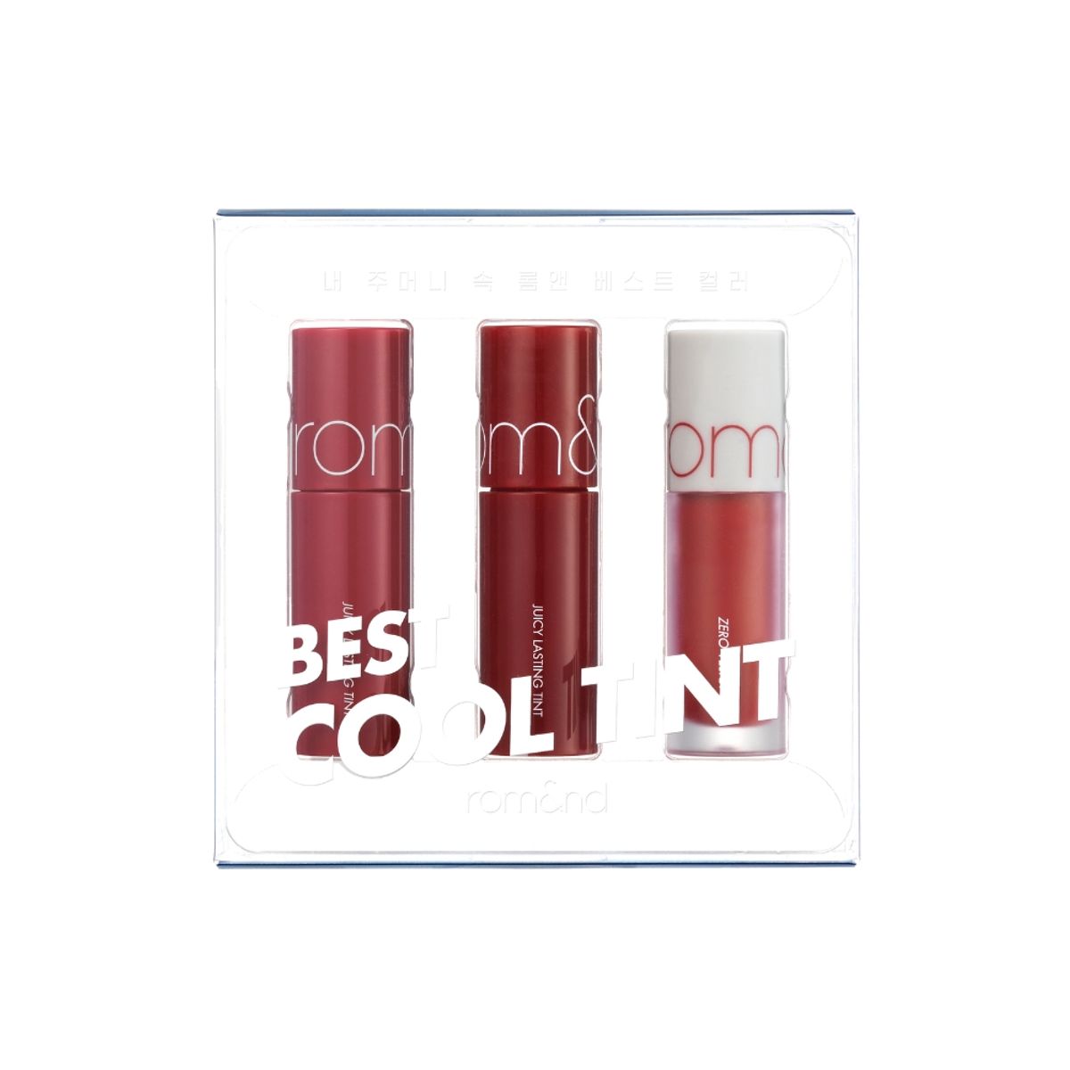 ROMAND - Pack 3 Miniaturas Tintes Labial Cool Tone 02 Romand