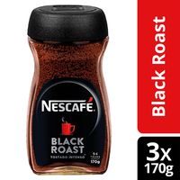 Café Nescafé® Black Roast 170g X3 Frascos