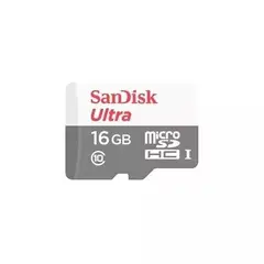 SANDISK - Tarjeta Micro SD Ultra 16 GB con adaptador