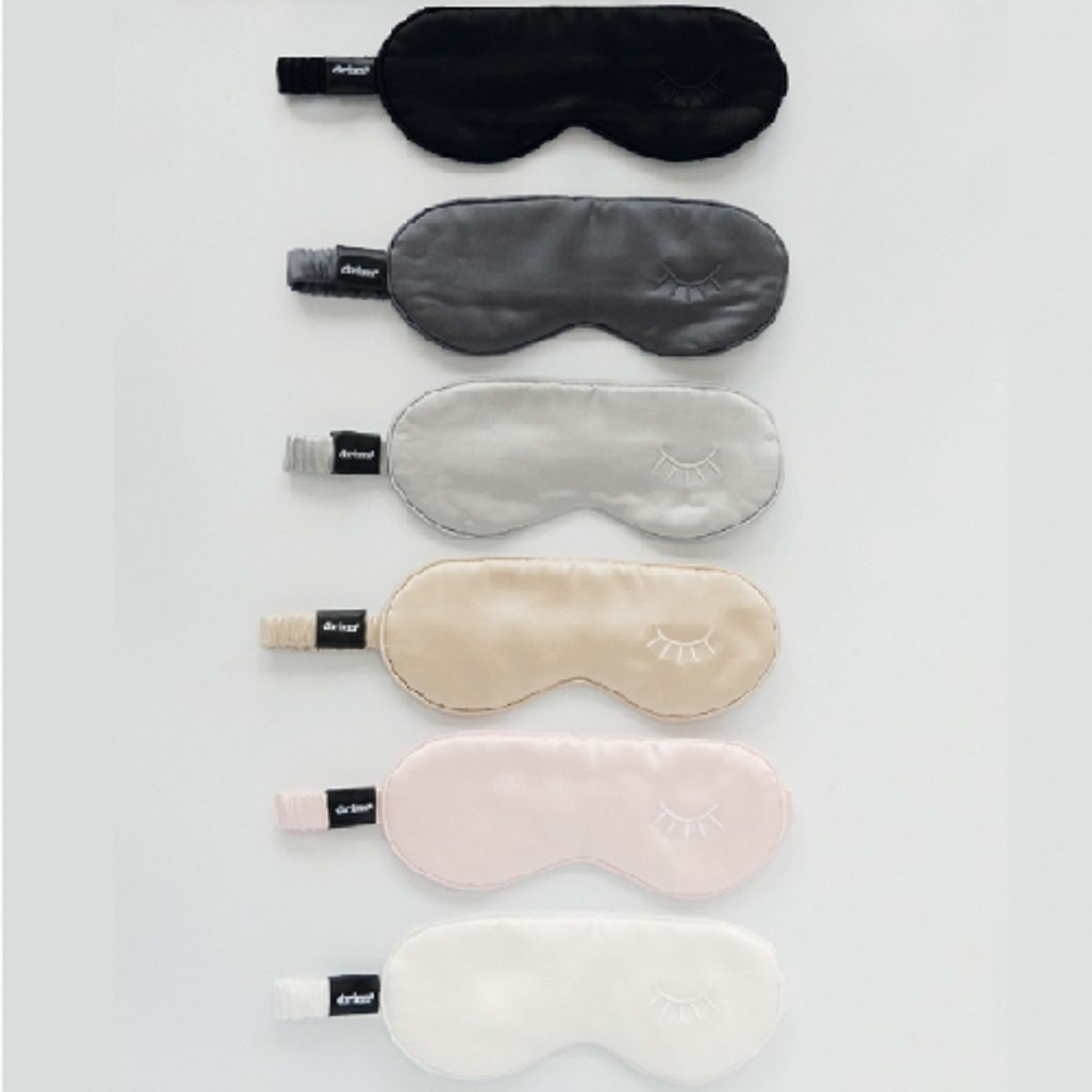 DRIMS BEAUTY - Antifaz 100 De Seda Blanco