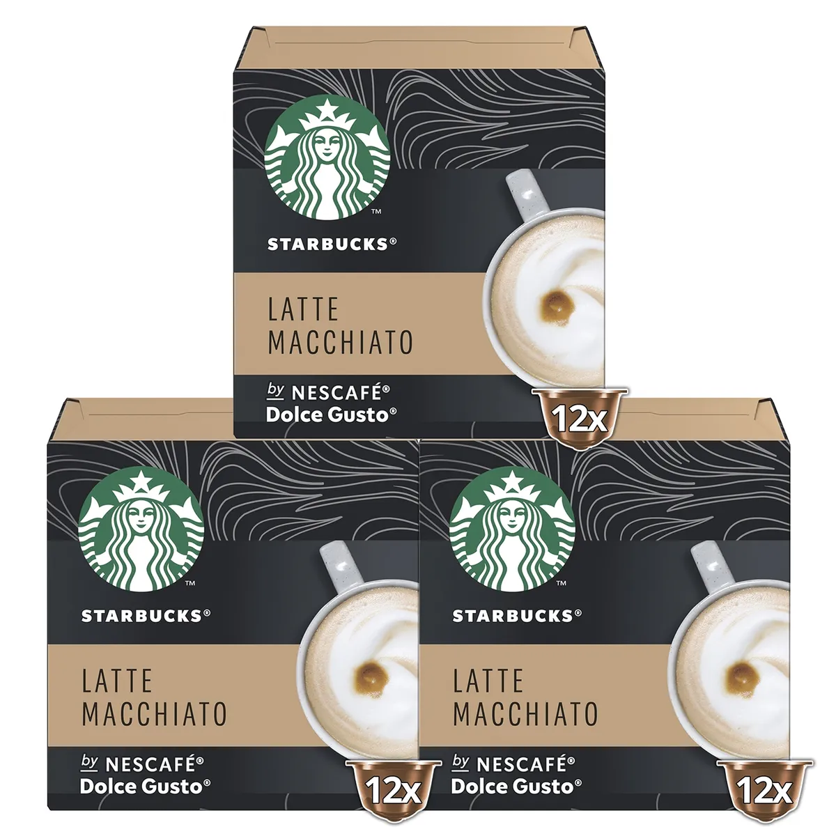 STARBUCKS - Cápsulas De Café Starbucks® Latte Macchiatto X3 Cajas