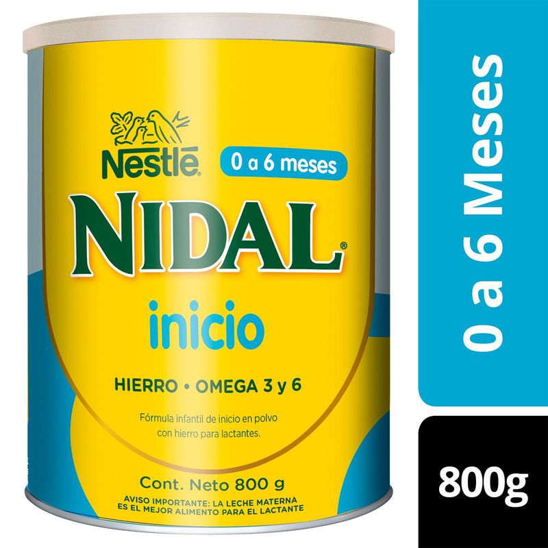 NAN - Leche Nidal 1 Inicio 800g Fórmula Infantil