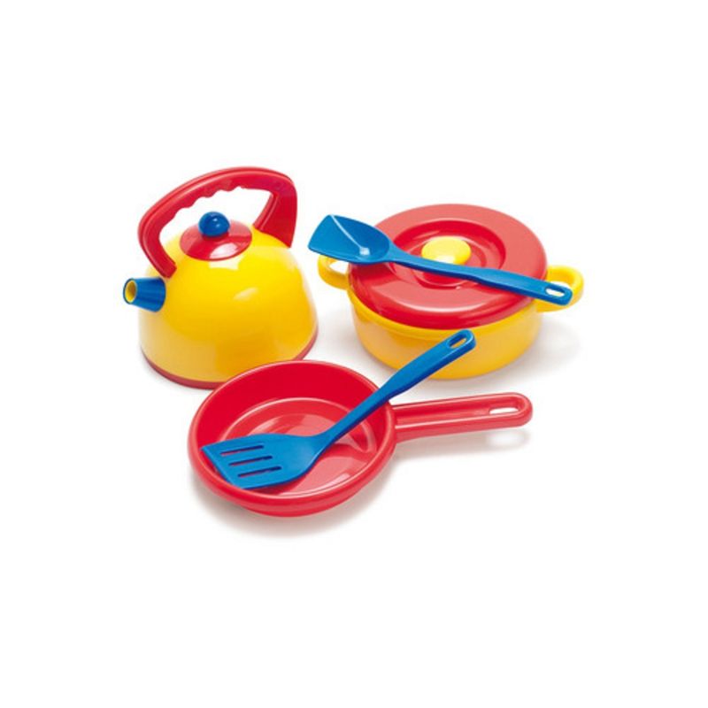 SEIGARD - Batería De Cocina Plástico 5 Und. Dantoy 4210 Color Variado