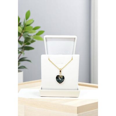 Imagen 2 del producto Collar Gran Romance Gold 24K creado con cristales de Swarovski® Silver Night