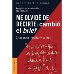 GRANICA - Me Olvide De Decirte Cambio El Brief