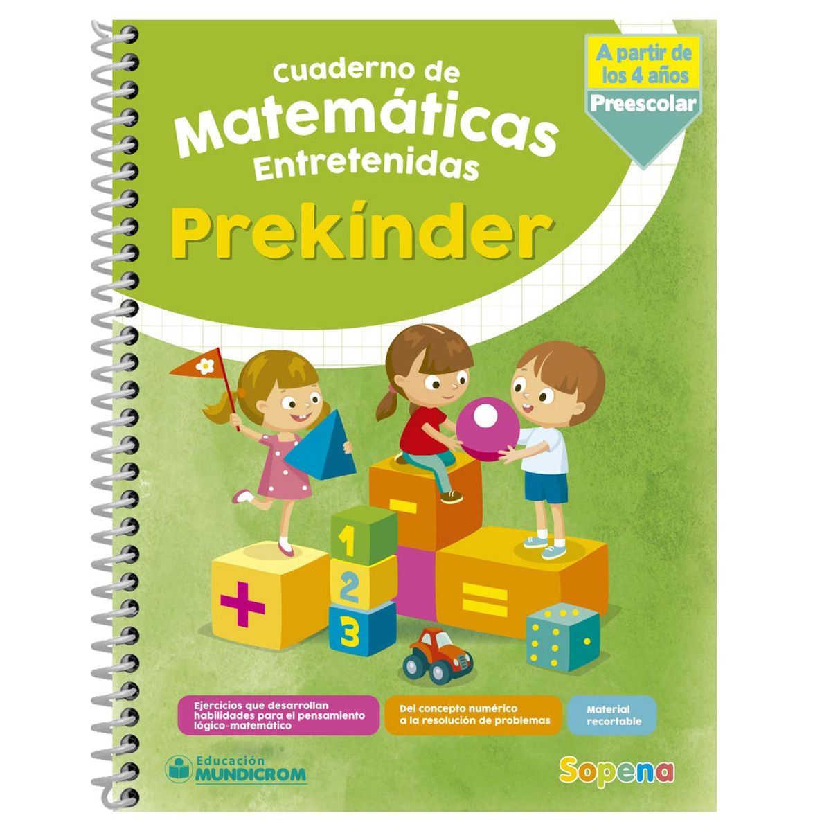 SOPENA - PRE KINDER MATEMÁTICAS ENTRETENIDAS DESDE LOS 4 AÑOS
