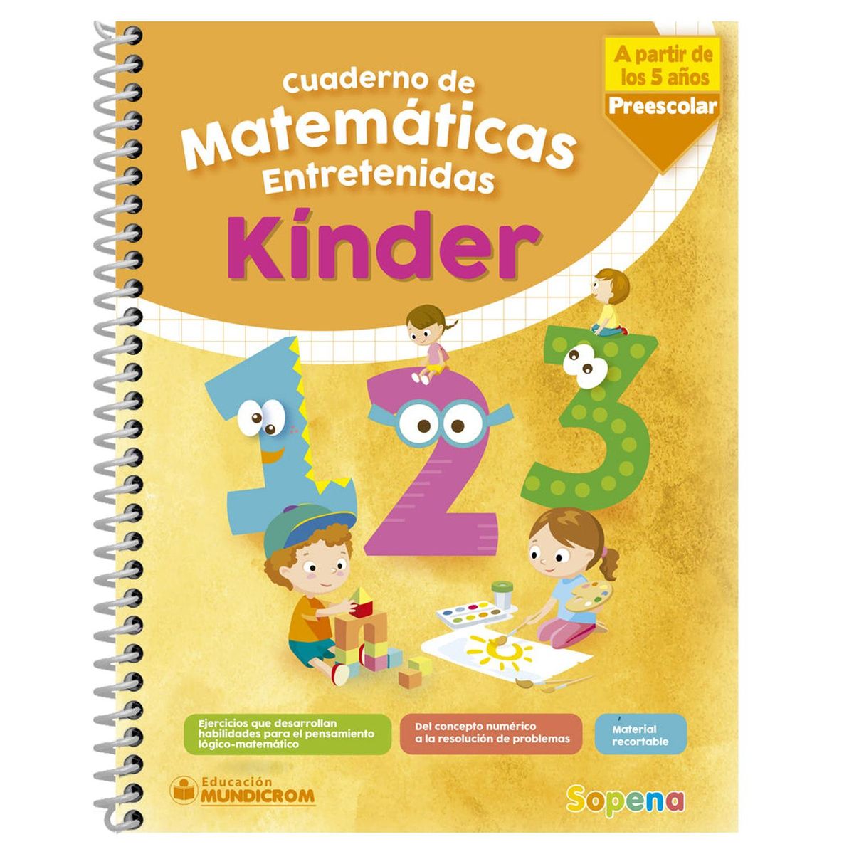 SOPENA - KINDER MATEMÁTICAS ENTRETENIDAS DESDE LOS 5 AÑOS