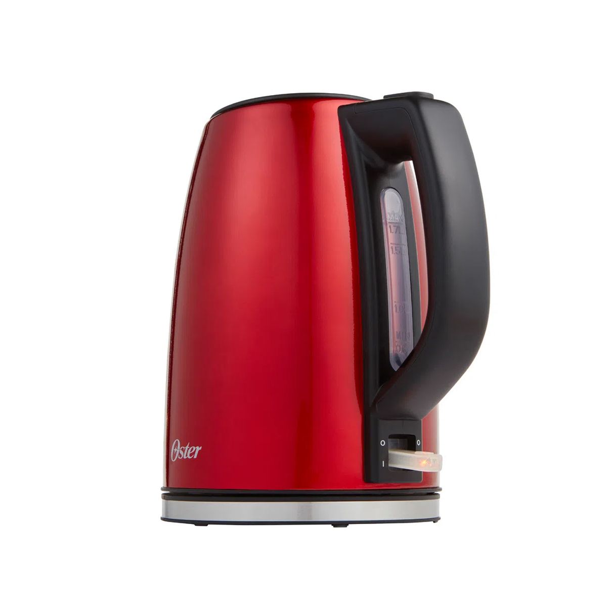 Hervidor Eléctrico Oster Acero inoxidable 1.7 LT 1850W Rojo, marca OSTER - Foto 2