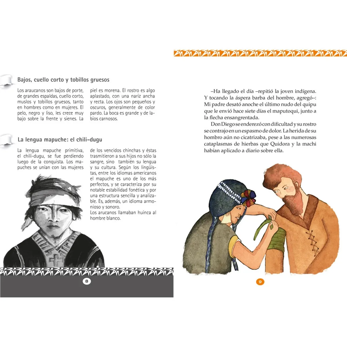 ZIG ZAG - Quidora; Joven Mapuche
