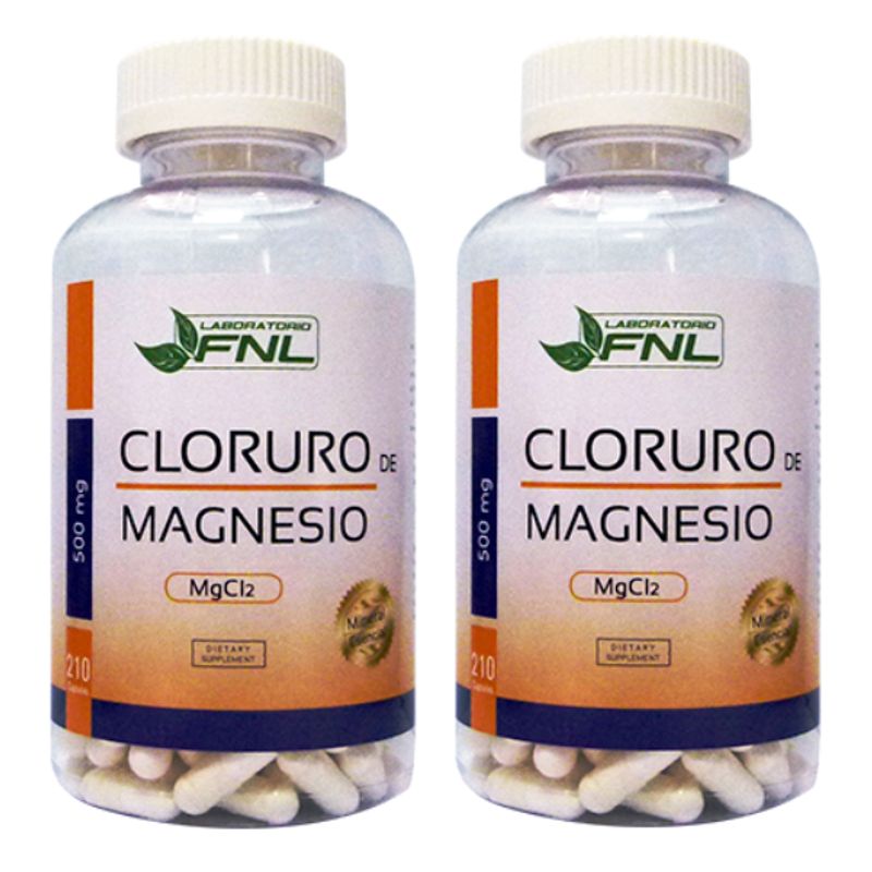 FNL - Cloruro De Magnesio Fnl 2 Frascos 420 Capsulas 2x210
