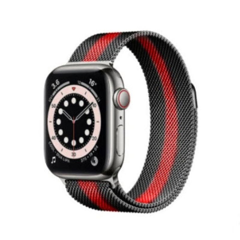 GENERICO - Correa metalica Milanesa compatible con Apple Watch.