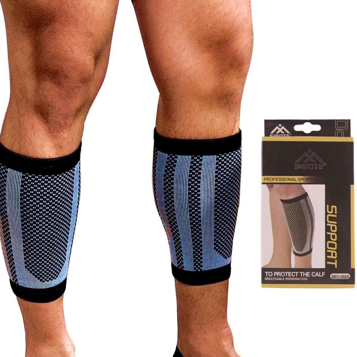 GENERICO - Venda Deportiva para Soporte y Compresión de Pantorrillas SIBOTE.-