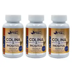 FNL - Colina + Inositol 3 Frascos 3x60 Capsulas