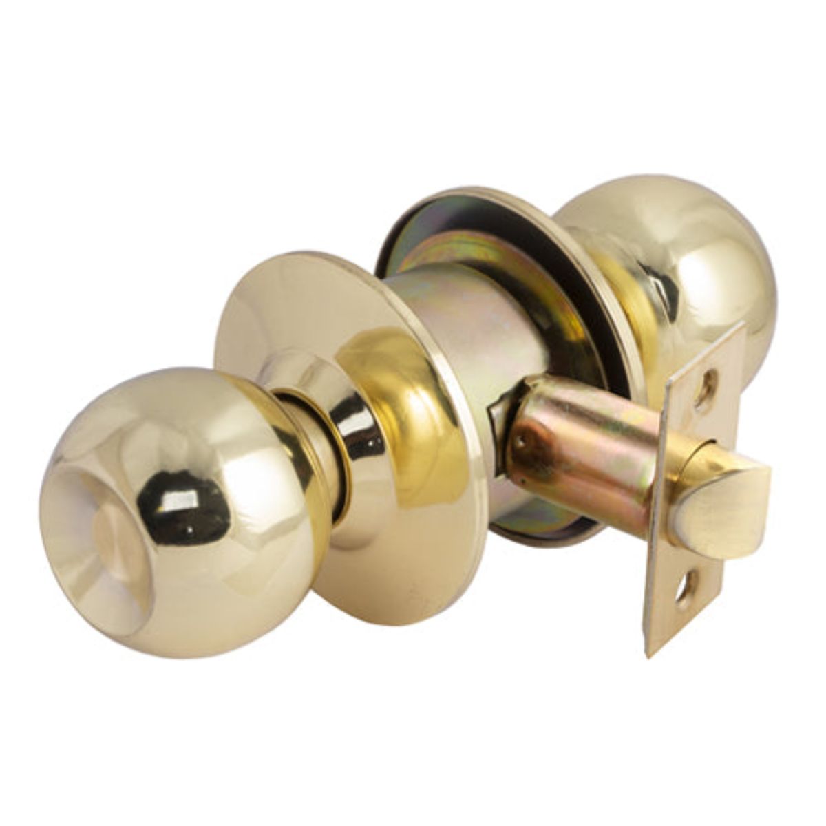 POLI - Cerradura Cilíndrica Pomo Sfera 11000 Libre Paso Bronce