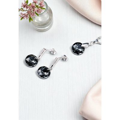 Imagen 2 del producto Conjunto Gracia Plata 925 creado con cristales de Swarovski® Silver Night