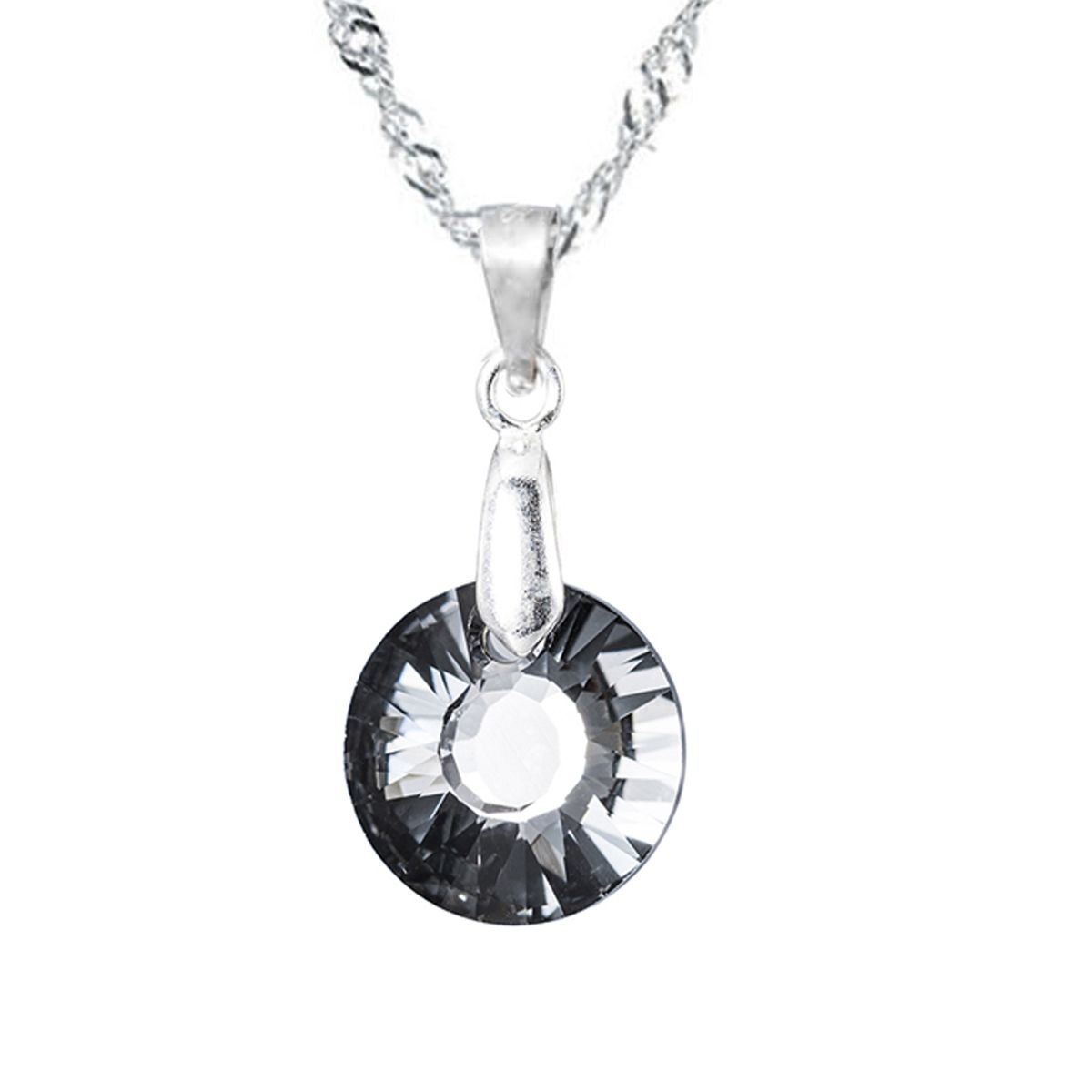JOYAS MONTERO - Collar Paris Plata 925 creado cristales de Swarovski® Silver Night