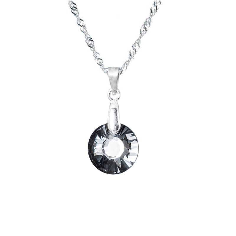 JOYAS MONTERO - Collar Paris Cristales Genuinos Silver Night