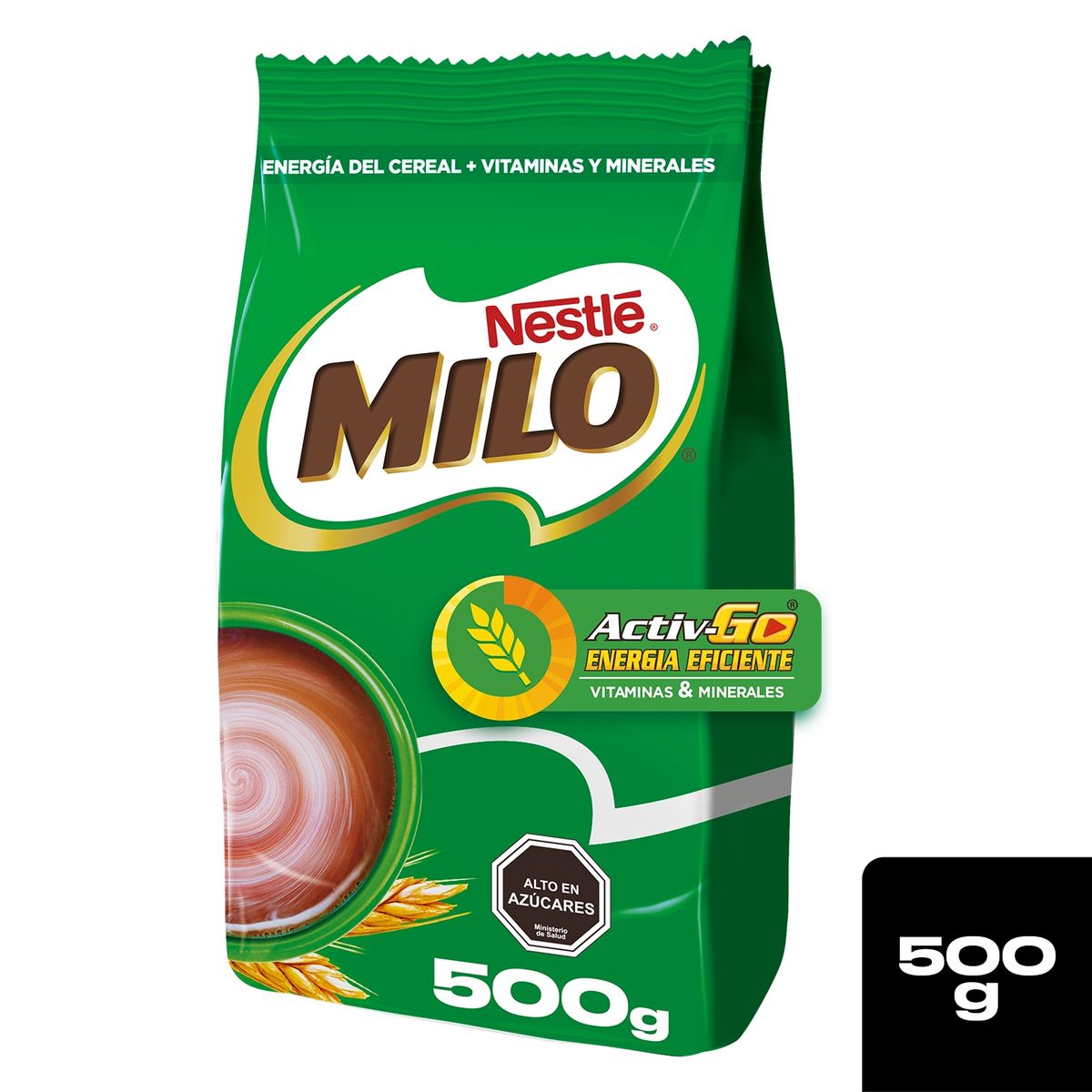 NESTLE - Pack 3 Saborizante MILO® con leche 500g Chocolate 500 g