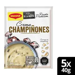 NESTLE - Pack 5 Crema MAGGI de la Huerta Champiñones 40g