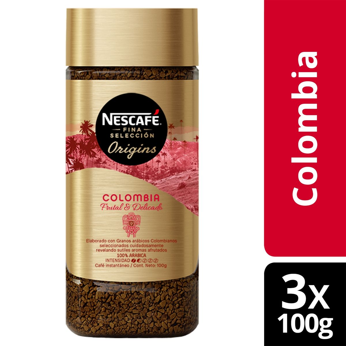 NESCAFE - Café Nescafé® Fina Selección Colombia 100g Pack X3