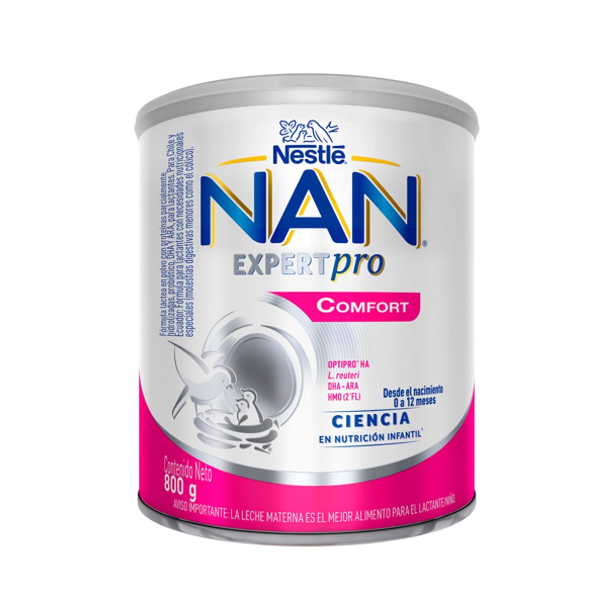 NAN - Leche Nan Comfort 800G Tarro Fórmula Infantil