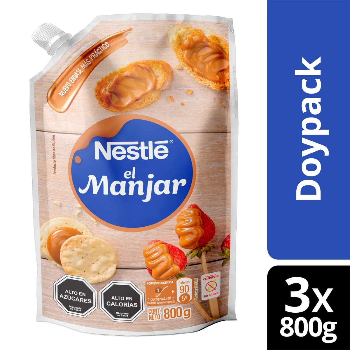 NESTLE - Manjar Nestlé® Doypack 800g X3 Unidades