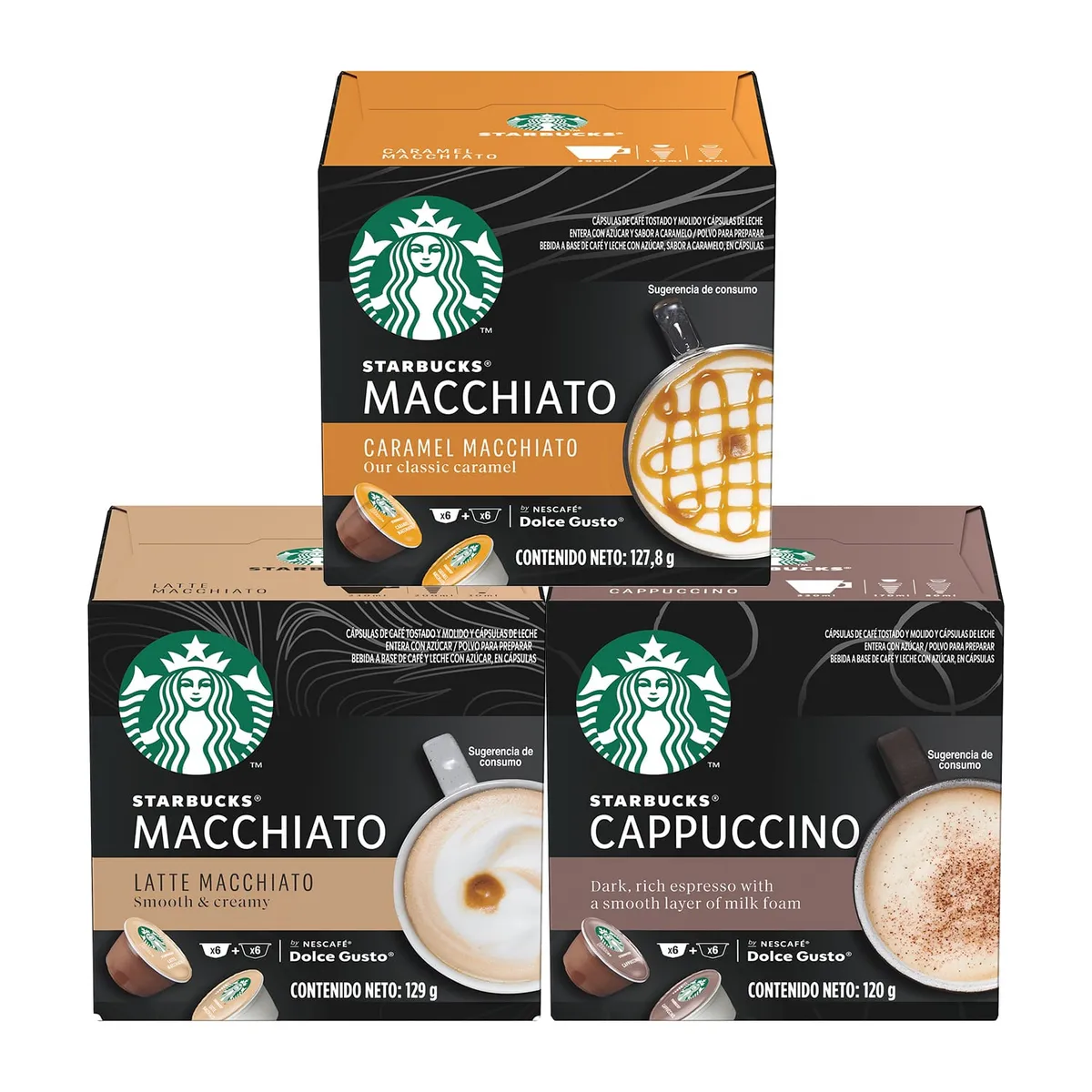 STARBUCKS - Cápsulas De Café Starbucks Lacteadas X3 Cajas