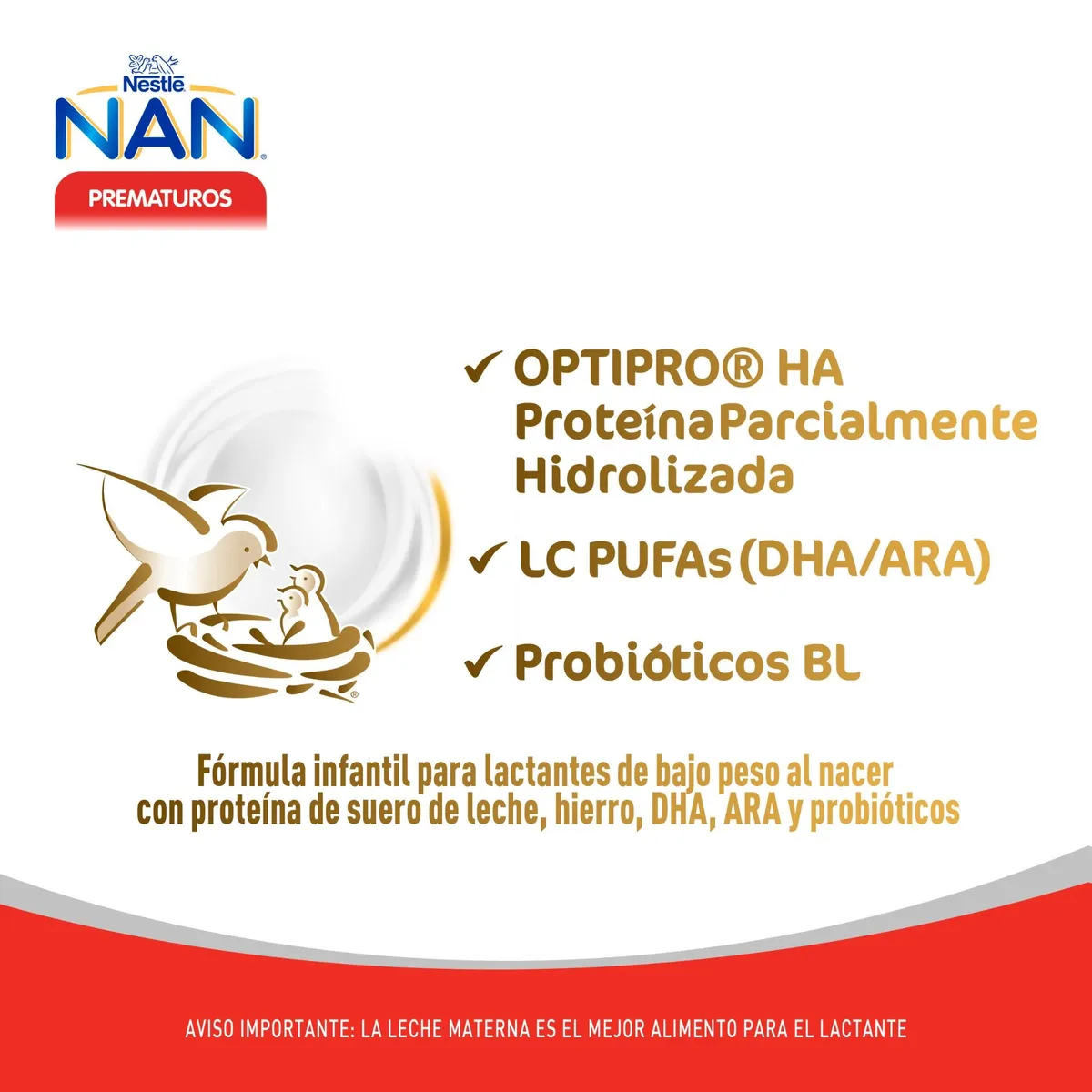 NAN - Fórmula Infantil NAN Prematuros 400g