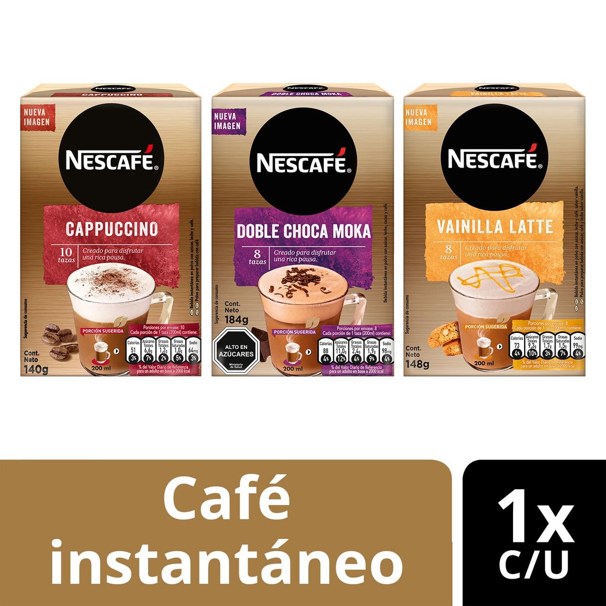NESCAFE - Café Nescafé® Más Vendidos X3 Cajas