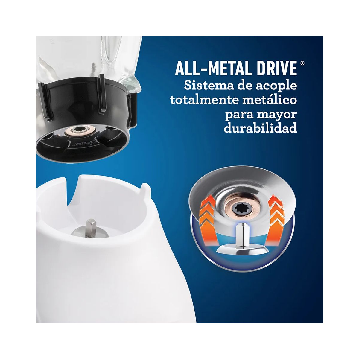 OSTER - Licuadora Juguera Oster Vaso De Vidrio 1,5 Litros