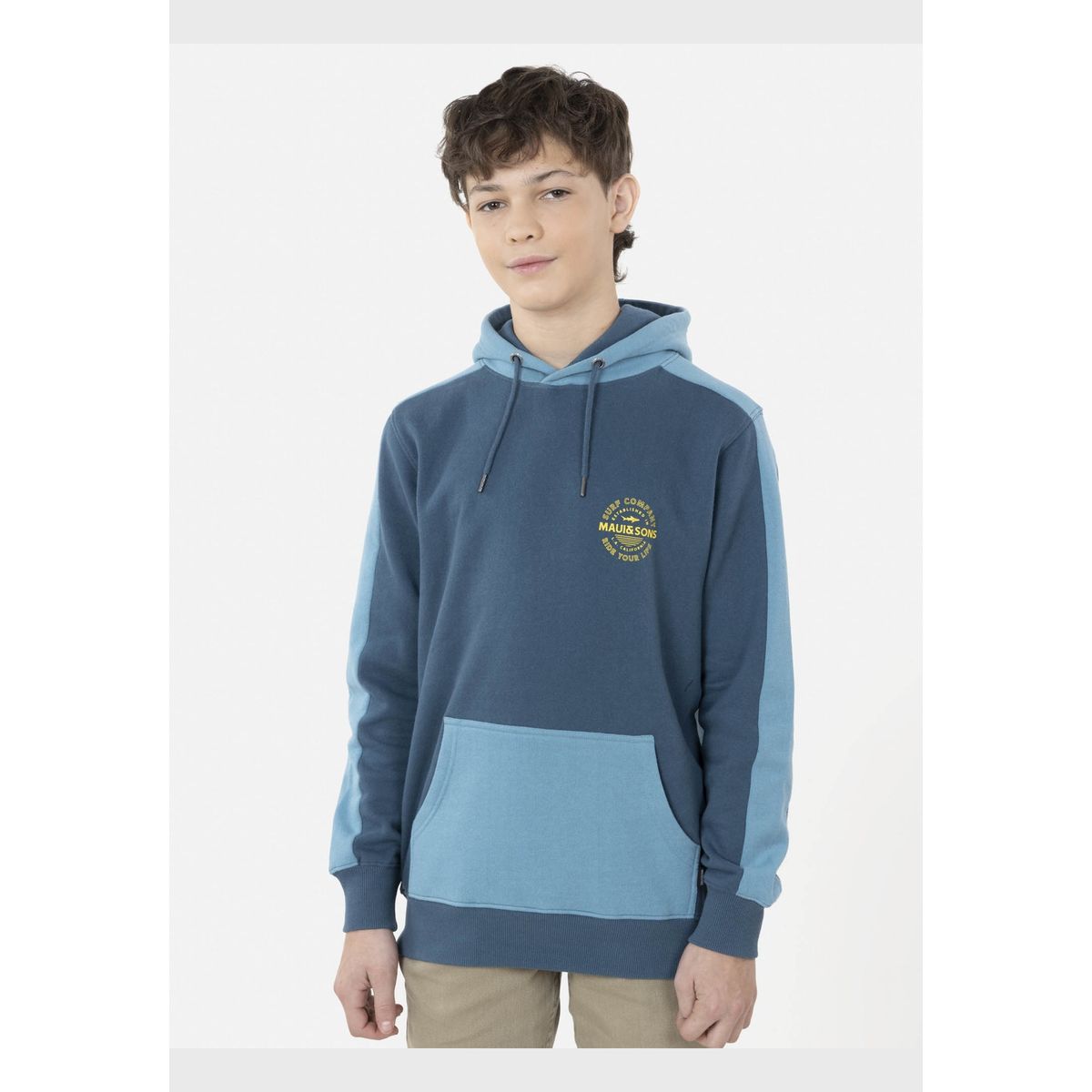 MAUI AND SONS - Poleron L.A. CALIFORNIA Juvenil Azul Maui and Sons