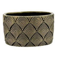 Maceta Decorativa Malaui Ovalada