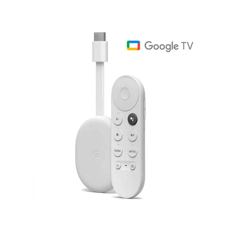GOOGLE - Google Chromecast 4K HDR Con Google Tv Y Asistente Virtual