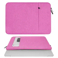 GENERICO - Funda Impermeable Para MacBook Notebook 14 Rosa