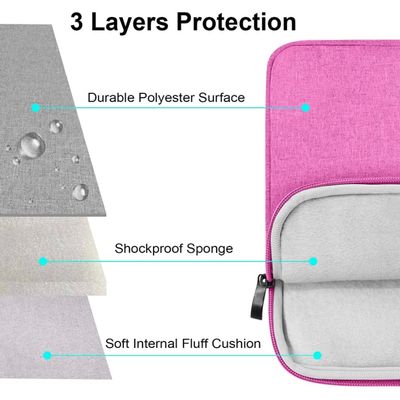 Imagen 2 del producto Funda Impermeable Para MacBook Notebook 14 Rosa