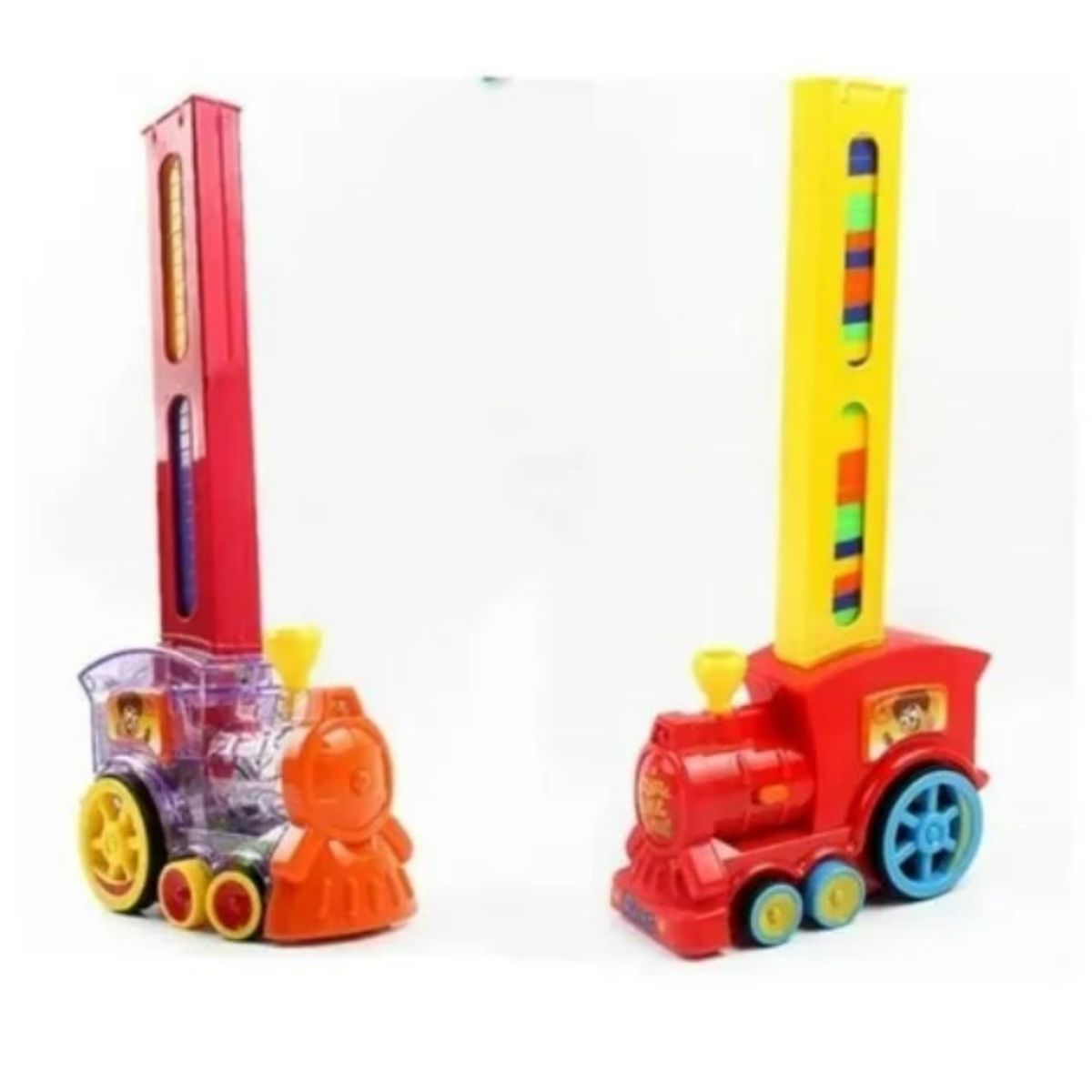 GENERICO - Tren Domino Automático Ficha Coche Electrónico Niño Juguete