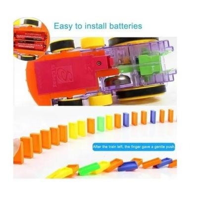 Imagen 2 del producto Tren Domino Automático Ficha Coche Electrónico Niño Juguete