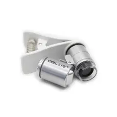 DBLUE - Microscopio Lupa Clip Para Celular Con Luz UV