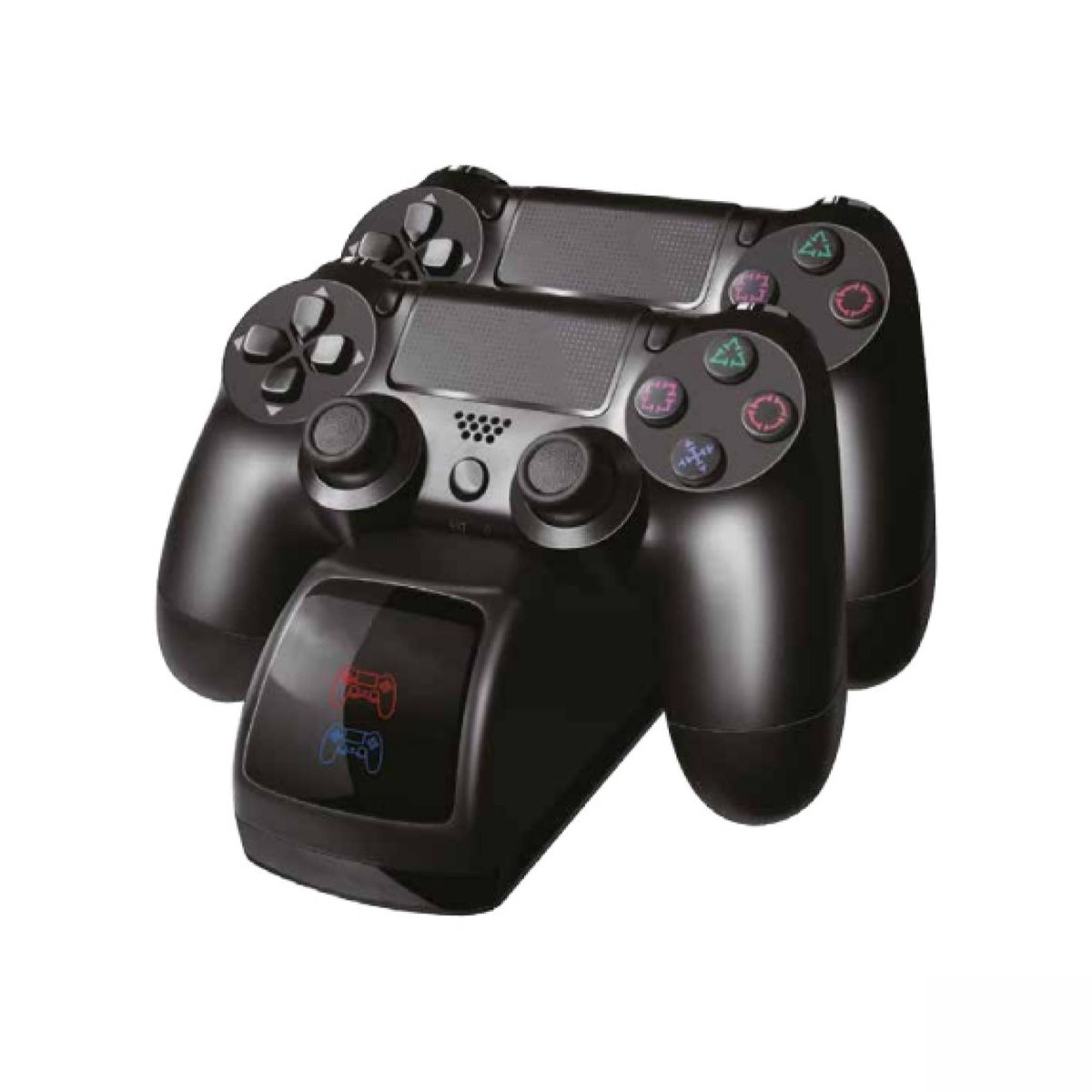 DBLUE - Soporte Cargador Doble Para Controles PS4 USB Dblue