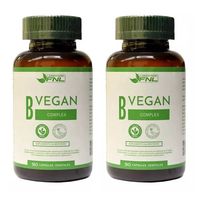 B Complex Vegan B2 B3 B12 ++ 2 Frascos 2x90 Capsulas