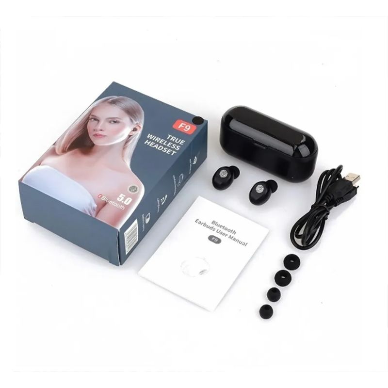 GENERICO - Audífonos inalámbricos Bluetooth In-Ear F9 VERSION 5