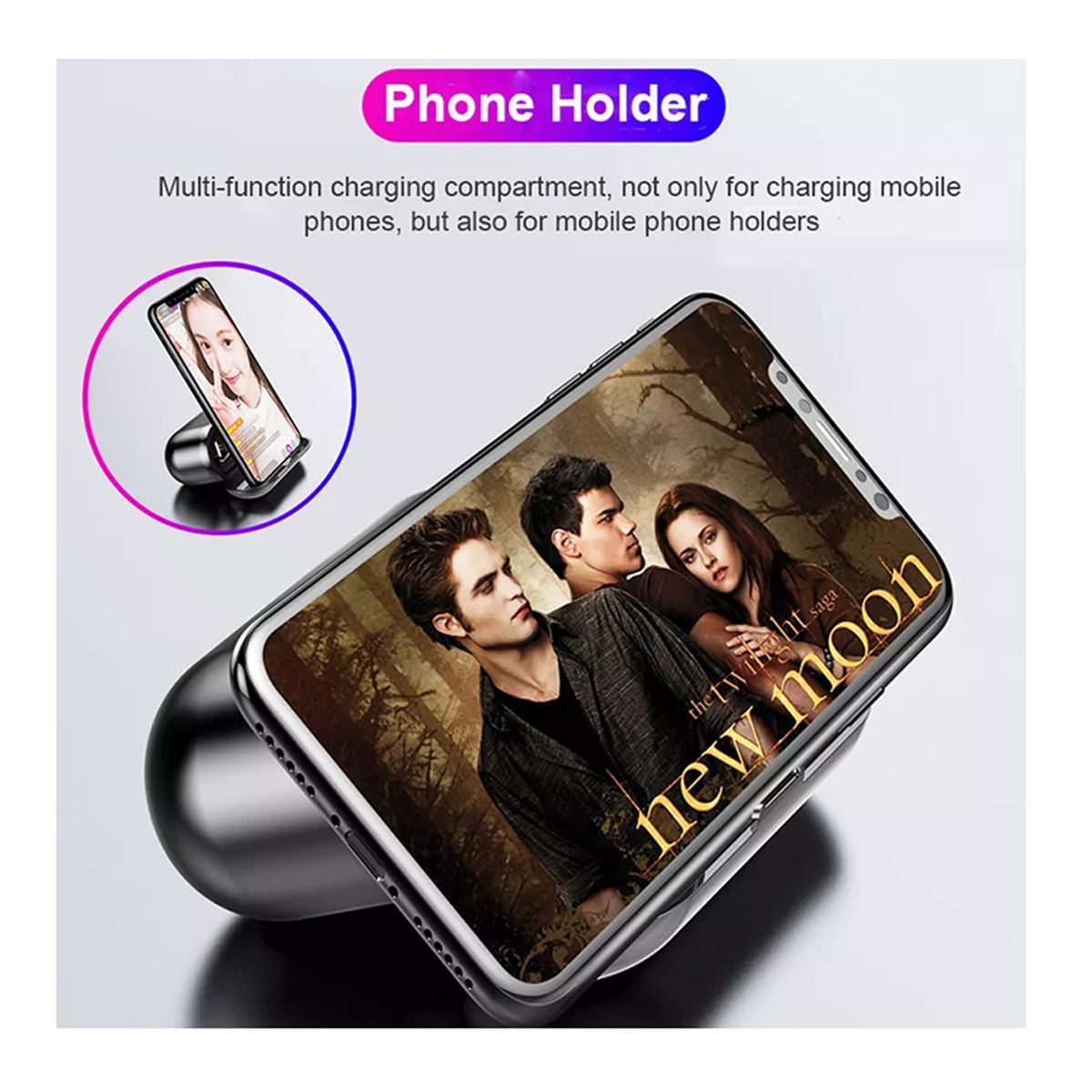 STARTECHOFFICE - Audífonos inalámbricos Bluetooth In-Ear F9 VERSION 5 IPX-5 60 mAh Auricular 2000 mAh Caja