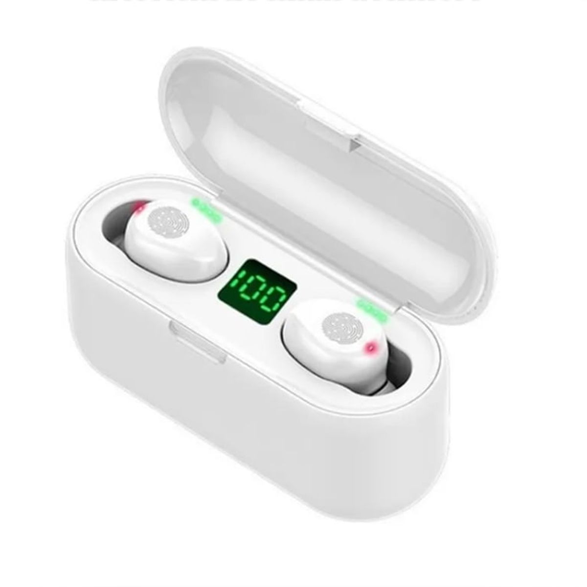 STARTECHOFFICE - Audífonos inalámbricos Bluetooth In-Ear F9 VERSION 5 IPX-5 60 mAh Auricular 2000 mAh Caja