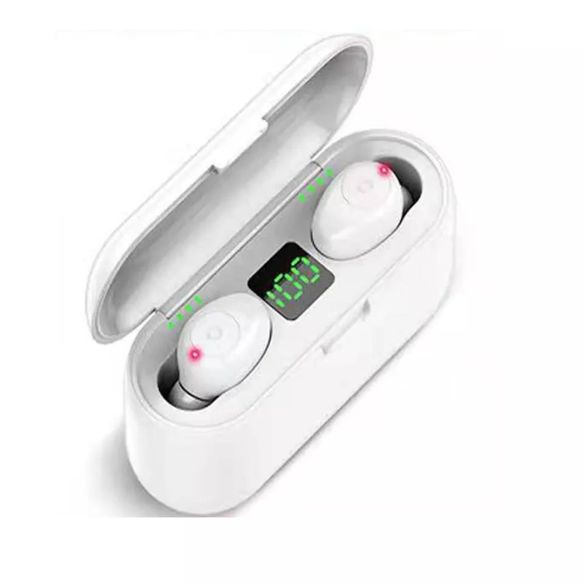STARTECHOFFICE - Audífonos inalámbricos Bluetooth In-Ear F9 VERSION 5 IPX-5 60 mAh Auricular 2000 mAh Caja