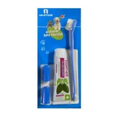 OEM - Kit Dental Para Mascotas Crema Cepillo