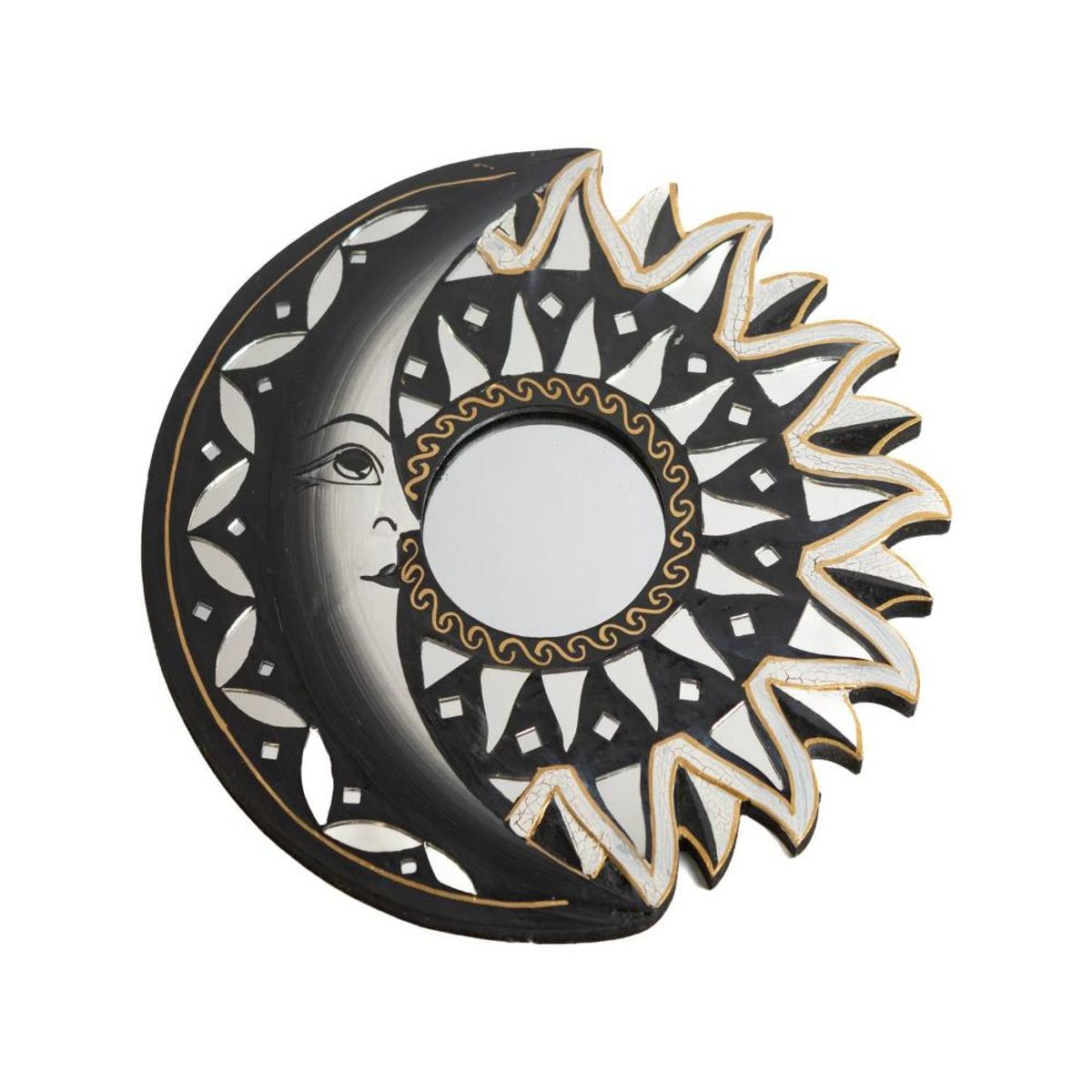 PROPLASTIC - ESPEJO SOL Y LUNA 30 CMS